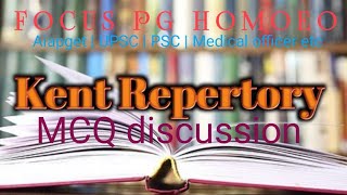 Kent Repertory  MCQ discussion [upl. by Hoppe]