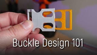 Designing Buckles Clips and Snaps for 3D Printing  Detailed Guide [upl. by Sybilla982]