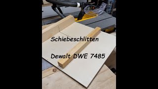 Dewalt DWE 7485 Schiebeschlitten [upl. by Mode984]