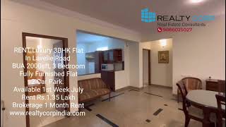 Luxury 3 Bedroom Flat For Rent In Lavelle Road  3 Bedroom Flat For Rent Near UB City Flat For Rent [upl. by Idur]