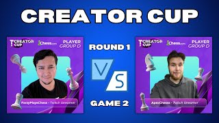 Creator Cup Round 1 Game 2  Road to 2000 Elo  Day 37 [upl. by Ennis]