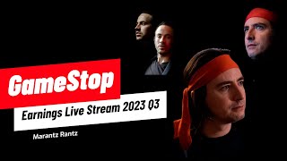 GAMESTOP  GME  EARNINGS Q3 2023  LIVE STREAM  w Marantz Rantz [upl. by Burkitt]