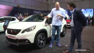 Salon de Genève 2016  Peugeot 2008 restylée  plus typée [upl. by Fleur920]