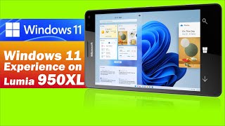 Windows 11 Experience on Lumia 950XL [upl. by Jaella309]