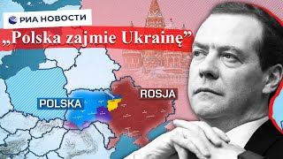 Polska ZAJMIE UKRAINĘ”  Świat komentuje MAPĘ MIEDWIEDIEWA Prasówka 008 [upl. by Heyra]