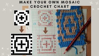 Convert any graph into a mosaic crochet chart [upl. by Clyde]