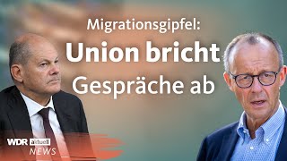 Stress beim Migrationsgipfel Merz und Ampel können sich nicht einigen  Aktuelle Stunde [upl. by Fedak]