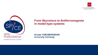 Talks  Spin textures Magnetism meets Plasmonics 2024  Kirsten VON BERGMANN University Hamburg [upl. by Icrad942]