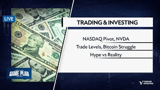 Trading amp Investing NASDAQ Pivot NVDA Trade Levels Bitcoin Struggle Hype vs Reality [upl. by Thalia]