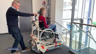 User video  Stairclimber Public  Lehner Lifttechnik EN [upl. by Tallia]