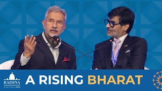 Raisina Dialogue 2024  S Jaishankar in conversation with Samir Saran [upl. by Assirrem]