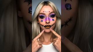 Halloween Filters pick my Makeup 😱🫣 Viral Funny Makeup [upl. by Erb]