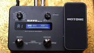 Hotone Ravo Guitar Multi FX Pedal with Just About Everything Built In [upl. by Lasiaf960]