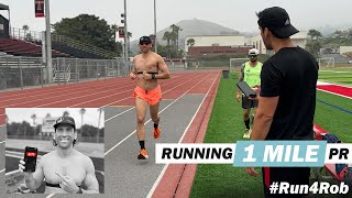 Running 1Mile A Time Challenge  Run4Rob [upl. by Asihtal615]