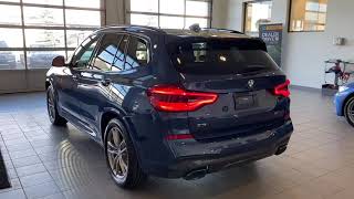 2021 BMW X3 M40i phytonic blue with Fiona RedBlack interior [upl. by Repsac960]