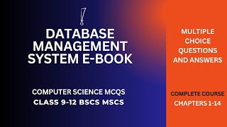 Database Management System eBook PDF  Class 912 DBMS Textbook Course Quiz  Download MCQs eBooks [upl. by Cynthia]