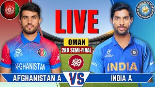 India vs Afghanistan Semi Final Emerging Asia Cup 2024  IND vs AFG Live T20 Match  SemiFinal [upl. by Torrell]