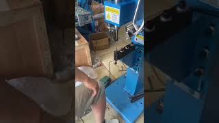 Manual Single Head Rivet Machine For Big Fiber Drum [upl. by Oruam]