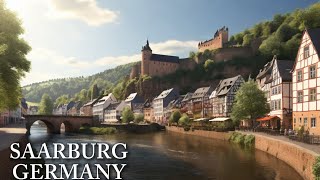 SAARBURG  Germany The majestic city on the River  4K Ultra HD  Travel Tube [upl. by Leif]