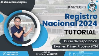 ✅ Tutorial De Registro Nacional 2024 Creación De Cuenta Senescyt Universidades [upl. by Kcered]