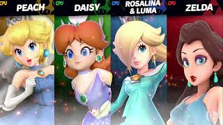 Ice Peach vs Ice Daisy vs Ice Rosalina vs Ice Pauline Chaos Kid Member Request [upl. by Ahsille]