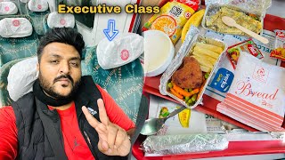 Shatabdi Express Executive class Food Review 2023  IRCTC food  Indian Railways [upl. by Loni]