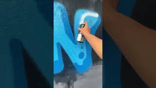 Graffiti Letter “N” Tutorial graffitivm graffititag graffiti art graffitithrowup shorts [upl. by Cram715]