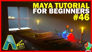 How to RENDER a Scene using ARNOLD in Maya  Maya 2020 Tutorial for Beginners [upl. by Akierdna496]