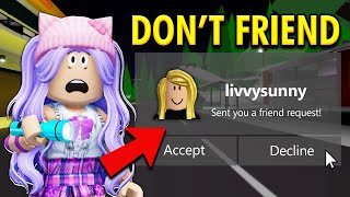 The CREEPIEST ROBLOX HACKERS on BROOKHAVEN [upl. by Anerom]