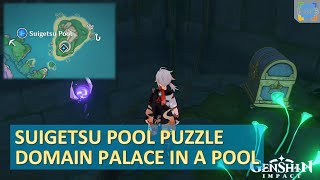 Suigetsu Pool Puzzle Lengkap Dari Awal  Palace In A Pool  Genshin Impact Indonesia [upl. by Killam]