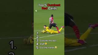 THE MOST DUMBEST RED CARDS IN FOOTBALL [upl. by Yelad]