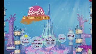 Barbie in A Mermaid Tale 2010  Dvd Menu Walkthrough [upl. by Llennhoj]