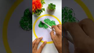 3D Tree Craft with Bubble Wrapsortscraftsatisfying [upl. by Yesteb]