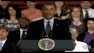 Obama Gives John Boehner the Middle Finger Salute in Racine Wisconsin [upl. by Eidob106]