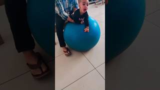 Pediatric PhysiotherapyPhysioball Exerciseviralvideo music physiotherapy [upl. by Alhan]