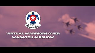 Virtual Warriors over the Wasatch Air Show 2024 [upl. by Anneres453]