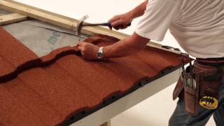 Fixing  Installing Lightweight Roofing Hip Tiling Roma Profile [upl. by Neff]