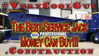 Mechanic Service Jack  NAPA 35 Ton Floor Jack [upl. by Golliner]