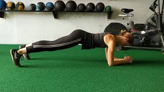 Exercise Demo Front Plank [upl. by Anetsirk]