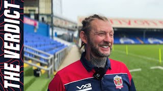 THE VERDICT Sean Long reacts after 560 win over Workington [upl. by Tihom]