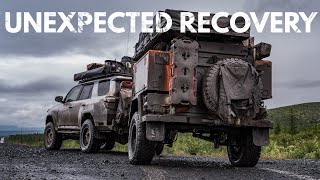 Recovering a 1 TON Ram on the most remote road in North America S1E26 [upl. by Hnil]