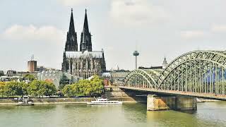 Cologne Germany in 8K ULTRA HD HDR 60 FPS Video by Drone [upl. by Zug]