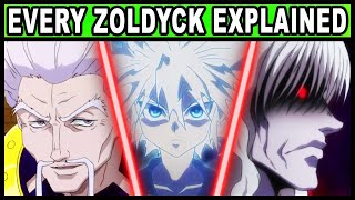 Every Zoldyck Family Member and Their Powers Explained  Hunter x Hunter  HxH All Zoldycks Nen [upl. by Friedly811]