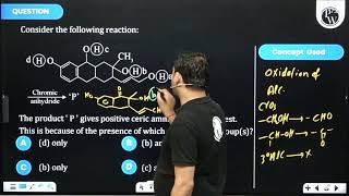 Consider the following reaction \\xrightarrow\text  anhydride \text  Chromic  \text [upl. by Nnahgem]