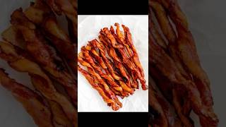 Bacon in the oven Easy cooking and cleanup bacon easyrecipes baconsbits yummy food [upl. by Eltsryk]