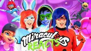 FIRST TIME watching MIRACULOUS LADYBUG for BUNNIX COSPLAYERS REACT to TIMETAGGER [upl. by Irreg]