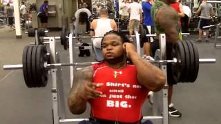 Keven Da Hulk 405lb pause bench press [upl. by Sinne460]