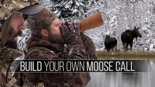 How to Build a Moose Call  Birch Bark Moose Call Eastmans Hunting [upl. by Lehar]