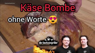 KÄSE BOMBE  Der absolute Knaller vom Grill  Die Sachsengriller [upl. by Ecydnak]