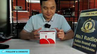 Radio unboxing Review of PRUNUS J160 [upl. by Wilfrid26]